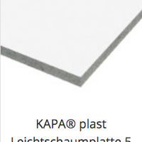 KAPA® plast Leichtschaumplatte 5 mm