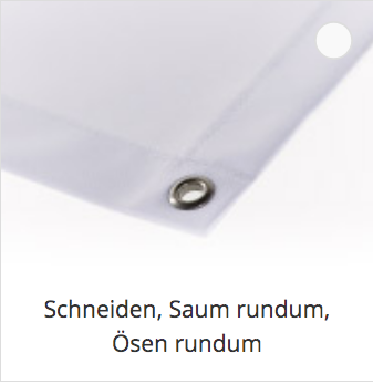 Stoffbanner  270 g/m² Blockoutstoff