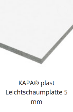 KAPA® plast Leichtschaumplatte 5 mm