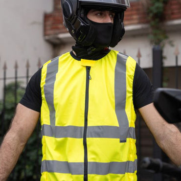 Warnweste für Motorradfahrer