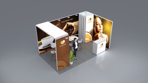 Messestand "Bridge" Variante 4