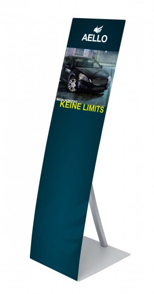 Boden-Wegweiser „neutra“ silber