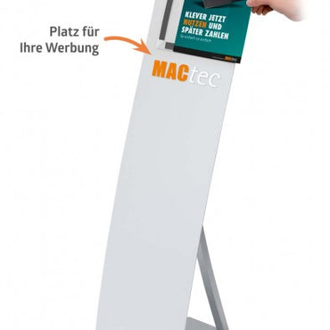 Boden-Wegweiser „neutra“ silber