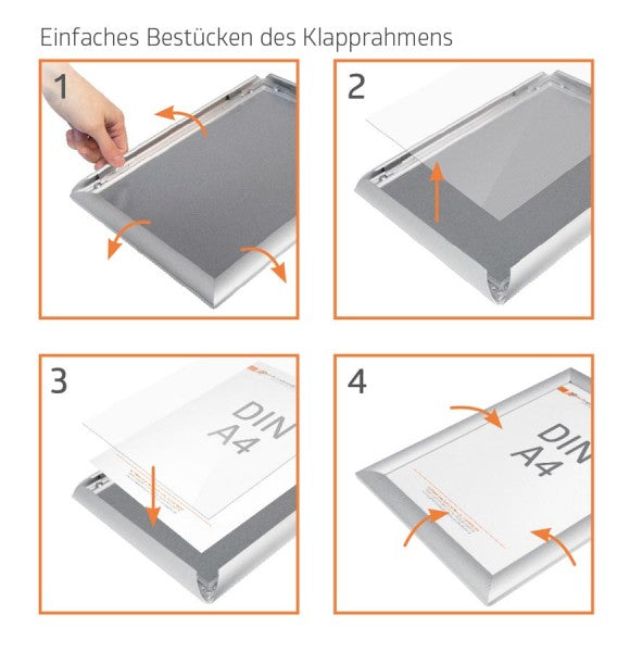 doppelseitiger Klapprahmen A1
